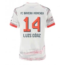 Bayern Munich Luis Diaz #14 Bortatröja Dam 2025-26 Korta ärmar